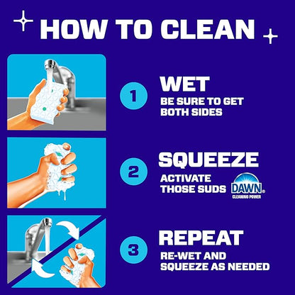 Mr. Clean Magic Eraser Foaming Sponge, All Purpose Cleaner, Dawn Cleaning Power, Ultra Foamy, 7ct