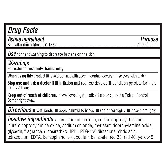 Amazon Basics Antibacterial Liquid Hand Soap Refill, Light Moisturizing, Triclosan-Free, Citrus, 50 Fl Oz (Pack of 4) (Previously Solimo)