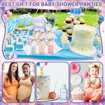 Frienda 24 Sets Butterfly Baby Shower Hand Sanitizer Gift Set Travel Size Hand Sanitizer Gift Bulk Mini a Little Butterfly Is on the Way for Baby Shower Gender Reveal Appreciation Guest Gifts