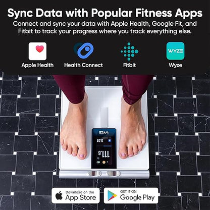 Wyze Scale Ultra BodyScan Smart Scale with Handle – Wi-Fi & Bluetooth Body Composition Scale for Weight, BMI, Body Fat, Muscle Mass, and Segmental Measurement, White