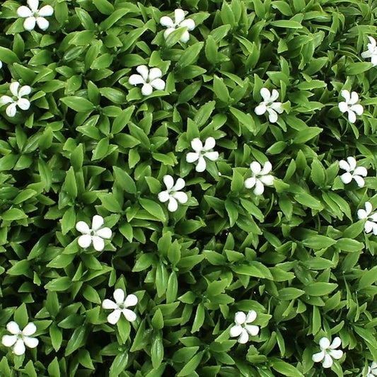 Bornbridge Artificial White Flower Topiary Ball Tree - 4' White Flower Ball Tree - Indoor/Outdoor Topiary Trees (1 Pack)
