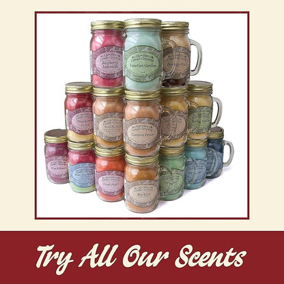 Our Own Candle Company, Hot Chocolate Scented Mason Jar Candle, 100 Hour Burn Time,13 Ounces