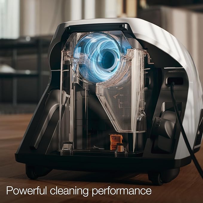 Miele Blizzard CX1 PureSuction Powerline Bagless Canister Vacuum Cleaner with AllTeQ Universal Floorhead and Parquet Twister Floorhead, 1200 W, Graphite Gray – 10829430