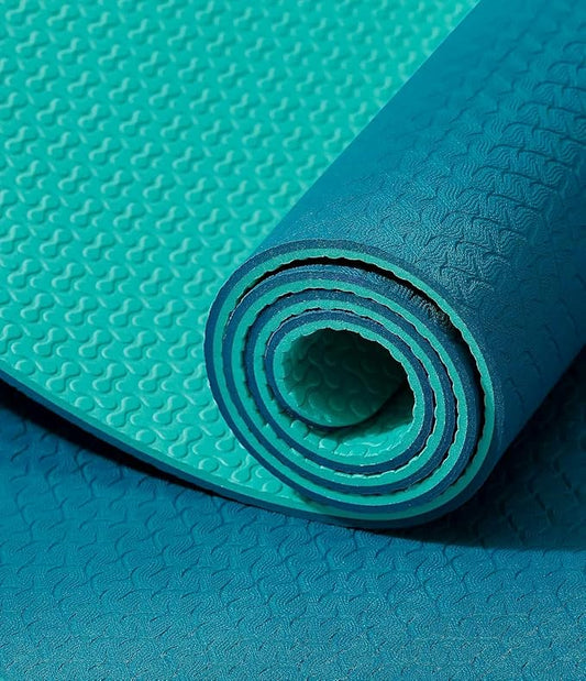IUGA Yoga Mat Thick Non Slip Anti-tear Pilates Mat Eco Friendly Hot Yoga Mats for Workout & Exercise(72"x 24"x 6mm)