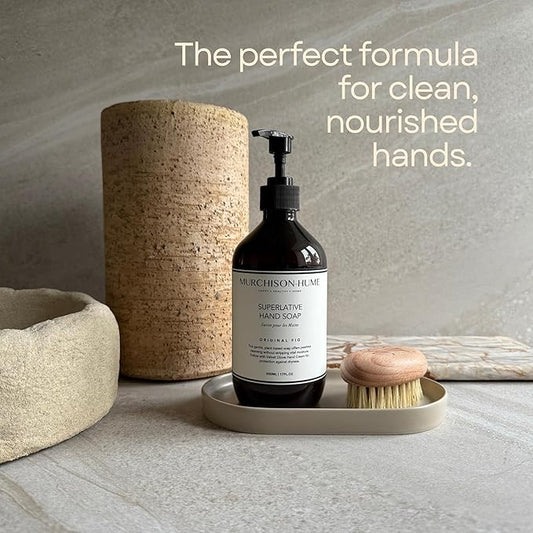 Murchison-Hume Luxury Vegan Hand Soap with Pump Dispenser, Moisturizing Hand Wash, SLS, Paraben & Cruelty-Free, 17oz (Original Fig)