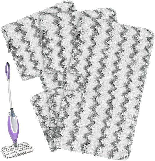 Steam Mop Replacement Pads for Shark S3500 Series S3501 S3601 S3501S S3601C S3550 S3801 S3901 S2901 Steam Pocket Mop,Microfiber Scrub Mop Pads for Deep Cleaning,Reusable and Machine-washable,3 Pack