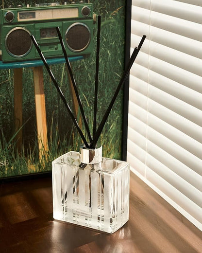 M&SENSE Eucalyptus Spearmint Reed Diffuser Set - 7.04oz Diffuser with Sticks, Rich Fragrance & Refreshing Non-Toxic Scent for Home Bathroom Office Study Other Workspaces Needing Focus, Gifts for Women