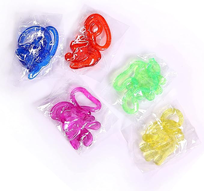 75 Pcs Bulk Sticky Hands for Kids - Slappy Slap Little Small Hands Sticky Toy - Goodie Bags Stuffers Party Favors for Birthday, Treasure Box, Hand Game 4-8, 8-12 - Easter Basket Fillers