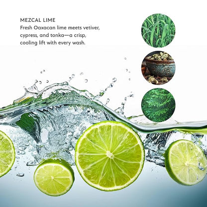 Mistral Mezcal Lime Luxury Bar Soap for Men | Men’s Natural Soap Bar | Paraben, Phthalates Free | Moisturizing & Triple-Milled Natural Soap for Men - Made in France | Large, 8.8 oz