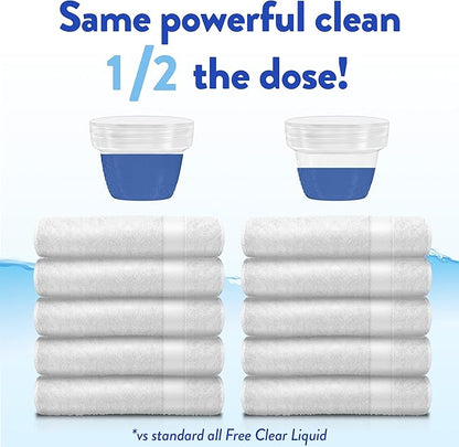 all free clear, Original, Liquid Laundry Detergent for Sensitive Skin, Unscented and Hypoallergenic, Concentrated, 82.5oz, 110 Loads