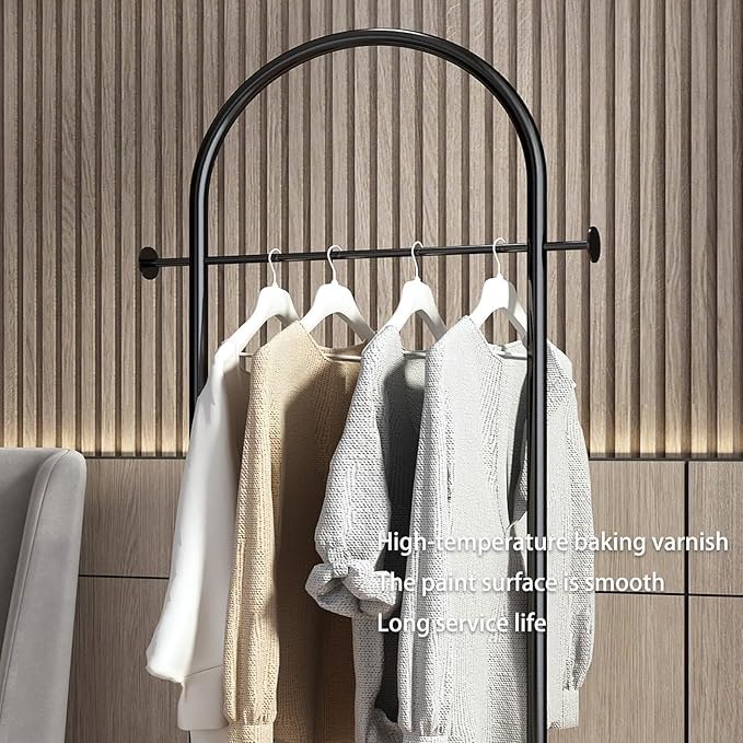 Clothing Rack, Modern Clothes Rack with Marble Base, Heavy-duty Coat Racks Freestanding,garment racks for hanging clothes,Can Hang Jacket Garment, Hat, Scarf, Organize Shoes