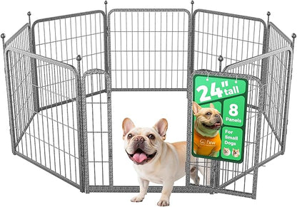 FXW Aster Dog Playpen Designed for Yard, 24inch 8 Panels