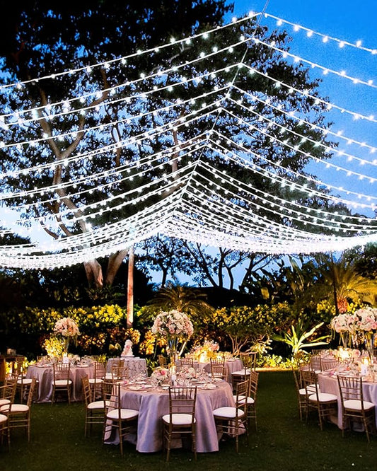Fairy Lights for Bedroom Total 250 FT 760 LED, Extra Long Outdoor String Lights Waterproof, Timer & Memory, 8 Modes Dimmable Plug in Fairy for Outside Tree Wedding Patry Cool White