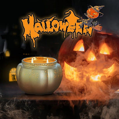 Scented Candles for Home Decoration - Aromatherapy Candles - Pumpkin Shaped - Cranberry Pumpkin | Thanksgiving Candle Gift Natural Soy Wax Candles
