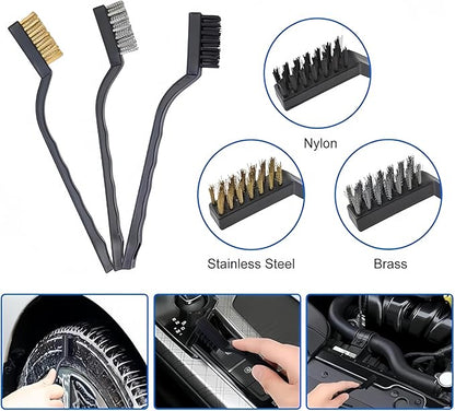 13PCS car Cleaning kit,Include car Cleaning Brush,Gloves,car Window Cleaning Brush, Cleaning Cloth and Storage Bag - car Cleaning Product Set, Suitable for Cars, Trucks