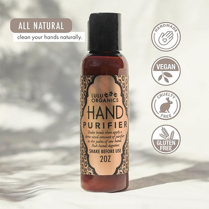 Hand Purifier- Purify Essential Oil, Blend Hand Sanitizer, Organic Oil Purification for Skin, No Synthetic Fragrance, Handmade - 2 oz