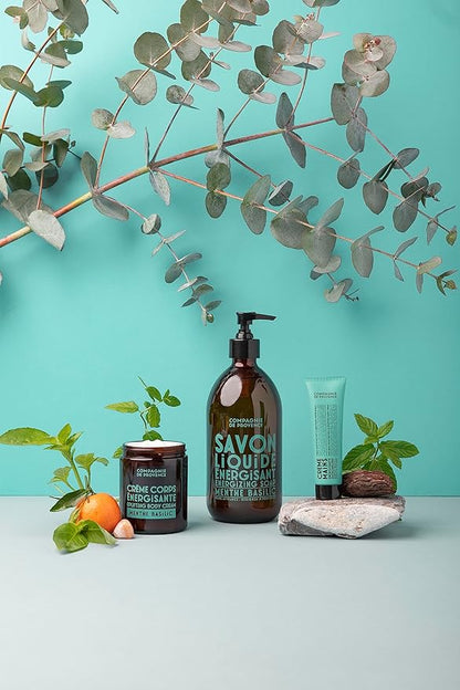 Compagnie de Provence Savon de Marseille Apothicare Liquid Soap, Mint Basil, 10 Fl Oz Plastic Pump Bottle