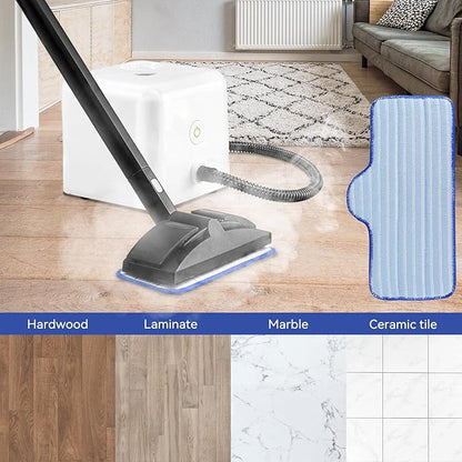 Steam Mop Pads Fit for Dupray Neat Steam Cleaner - Washable and Reusable Replacement Mop Pads Accessories for Multi-Surface Floor (12Pack)
