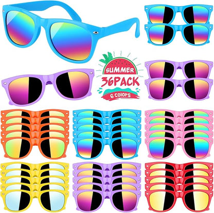 GINMIC Kids sunglasses Party Favors, 36Pack Kids, Boys and Girls Sunglasses Bulk Age 3-8 with UV400 Protection,Party Favors For Kids, Birthday Classroom Goodie Bags Party Supplies