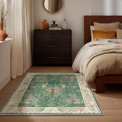 2x3 Washable Throw Rugs for Entryway: Small Area Rug Door Mat Indoor Entrance Non-Slip Low Pile Soft Kitchen Rug for Front Door Indoor Entrance Entry Bedroom Kids Room