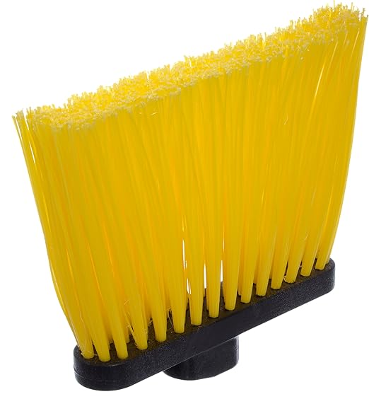 SPARTA Spectrum Duo-Sweep Unflagged Bristle Angle Broom with Handle 56" - Yellow
