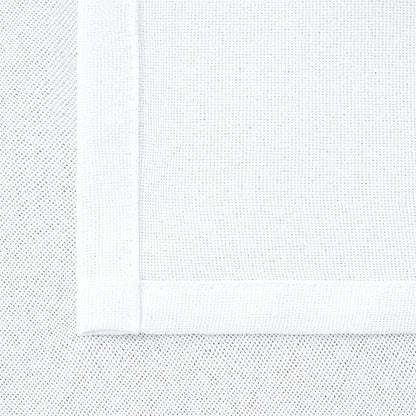 YoungsTex 63 Inch Length White Linen Curtains 2 Panels for Living Room, Light Filtering Drapes Semi Sheer with Rod Pocket Back Tab Lightweight for Bedroom, 52 X 63 Inch