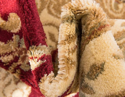 Rugs.com Chateau Collection Rug – 10 Ft Runner Cream Medium Rug Perfect for Entryways, Kitchens, Breakfast Nooks, Accent Pieces