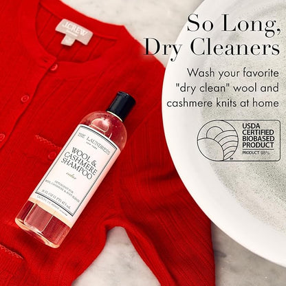 The Laundress Wool & Cashmere Shampoo, Double Concentrated, Cedar Scent, Wool Detergent, Wool Wash, Cashmere Shampoo, 16 Fl Oz
