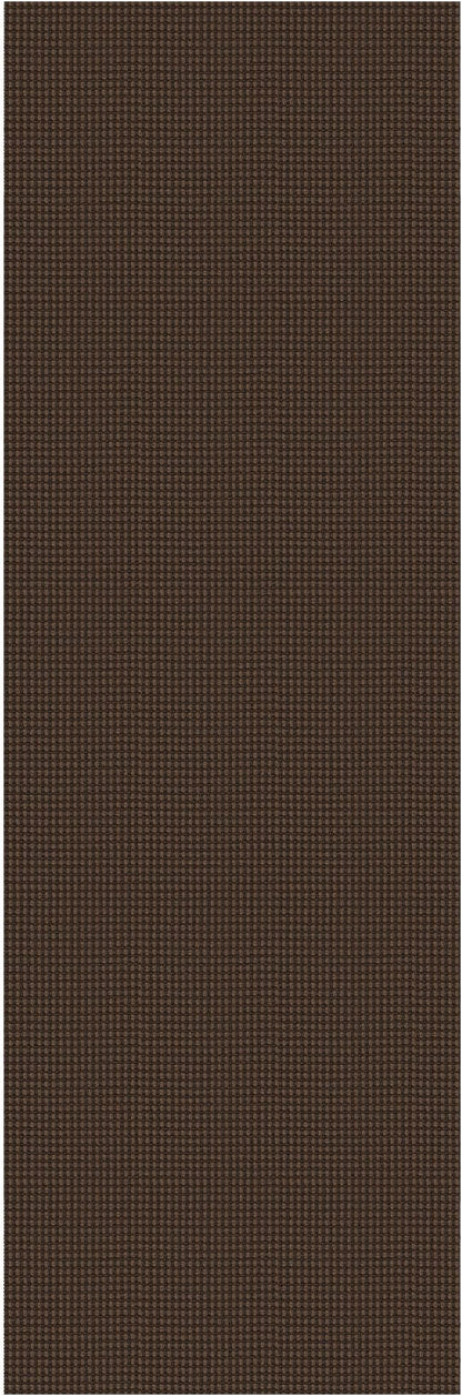 EARTHALL Woven Runner Rug 3x8 Ft Washable Runners for Hallways Wide Non Slip Rubber Backed Kitchen Runner Braided Indoor Floor Carpet for Entryway, Hallway, Kitchen, Bedroom, Brown