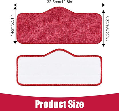 Steam Mop Pads for Schenley, 6-Pack Microfiber Pads for Schenley Steam Mop 7 in 1, Machine Washable Reusable Replacement Mop Pads Compatible with Schenley Steam Mop Cleaner