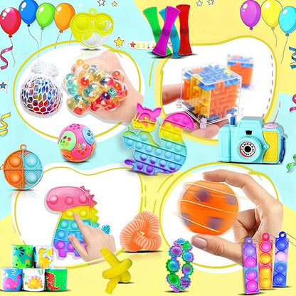 BicMan 2000pcs Party Favors Goodie Bags for Kids, Fidget Toys Pack, Stocking Pinata Stuffers, Birthday Gifts, Classroom Prize, Treasure Box, Carnival Prizes, Easter Eggs Fillers