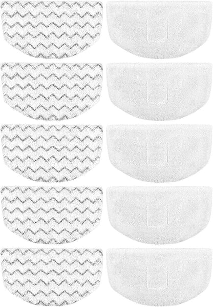Extolife 10 Pack Steam Mop Replacement Pads for Bissell Powerfresh Steam Mop 1940 1806 1544 2075 2685A 2181 2814 Series, Model 19402 19404 19408 19409 1940A 1940F 1940Q 1940T 1940W B0006 B0017 2075A