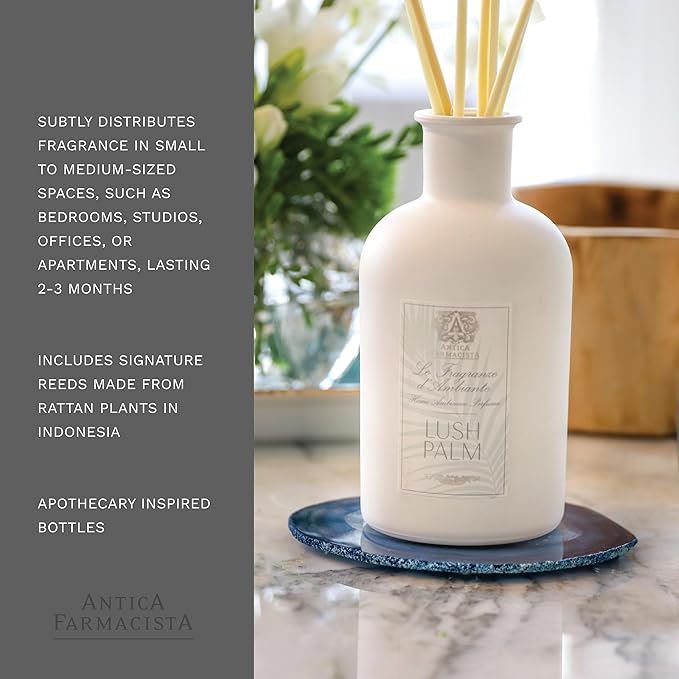 Antica Farmacista Home Ambiance Diffuser, Lush Palm 8.45 Fl Oz