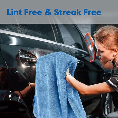 HOMEXCEL Car Drying Towel (36"x 24"), 1200GSM Ultra Absorbent Car Cleaning Cloth, Streak-Free Microfiber Drying Towel, Great for Cars, Trucks, SUVs, RVs, Motorcycles