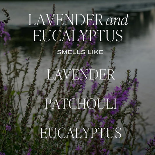 Sweet Water Decor Lavender and Eucalyptus Reed Diffuser – Room Decor Aesthetic with Long-Lasting Premium Fragrance of Lavender, Patchouli, and Eucalyptus for 4 Months – Ideal for Home Decor