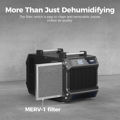 ALORAIR Crawlspace Dehumidifiers with Pump, 180 Pint Energy Star Commercial Dehumidifier for Basements with Drain Hose, 2,300 Sq.Ft Auto Defrost Industry Crawl Spaces Dehumidifier