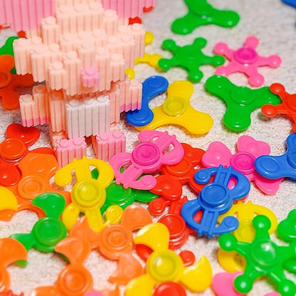 100 Pack Mini Fidget Spinners Bulk Toys for Kids 3 4 5 6 7 8 9 Party Favors Goodie Bags Stuffers Birthday Return Gifts Classroom Rewards Prize Box
