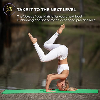 Sunshine Yoga Voyage Yoga Mat, 6 Pack, 72" x 24" Professional Studio and Gym Bulk Yoga Mats, 5mm Thick, Durable, Anti-Tear, Non Slip Fitness and Exercise Mats