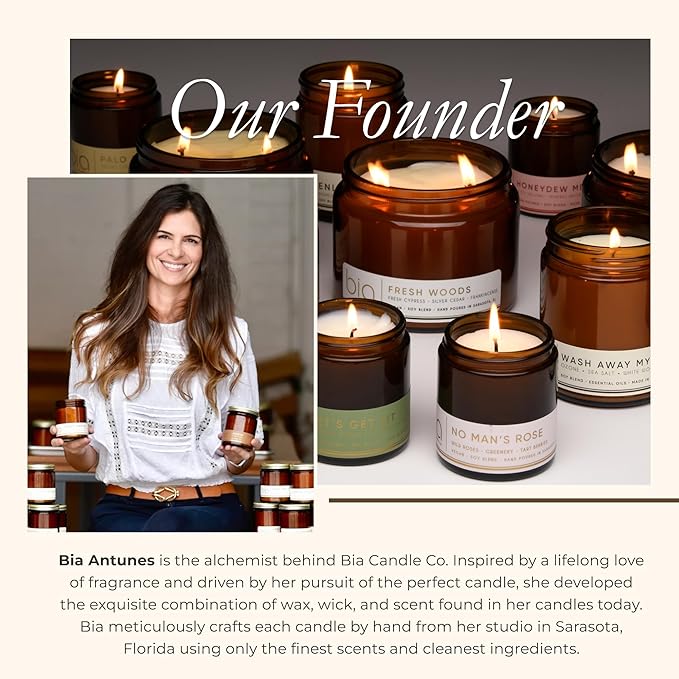 Bia Candle Co Soy Blend Candle, Cassis, Grapefruit & Cherry with Jasmine, Rose & Muguet Over Vanilla, Golden Amber & Cedar – Clean Burn, Lead-Free Cotton Wick – Velvet Goddess, 7 oz