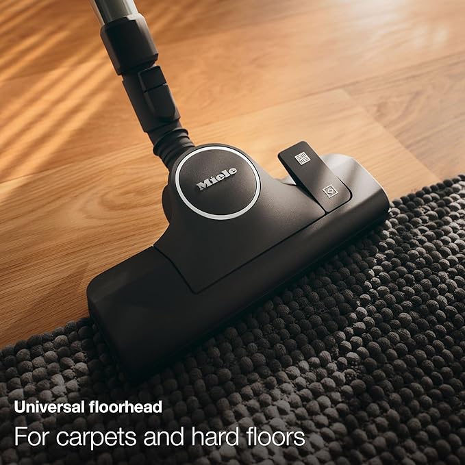 Miele Boost CX1 PowerLine SNRF0 Bagless Canister Vacuum Cleaner in Lotus White, Compact