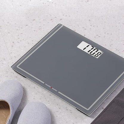 Health o meter Extra Wide Digital Bathroom Scale – 500 lb Capacity, 13.5"x11.8" Platform, Tracks 4 Users, 3.5" LCD Display, Precision Weighing, 2 AAA Batteries – Accurate, Easy to Read, Durable