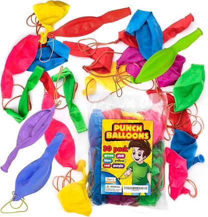 Giraffe 18 Inch Large Thick Latex Neon Rubber Balloons for Kids 30 Pack Bulk - Boys & Girls Birthday Decorations Balloons Party Favors 8-12 Outdoor Strong Party Baloons - Bright Colored Ballon Bag