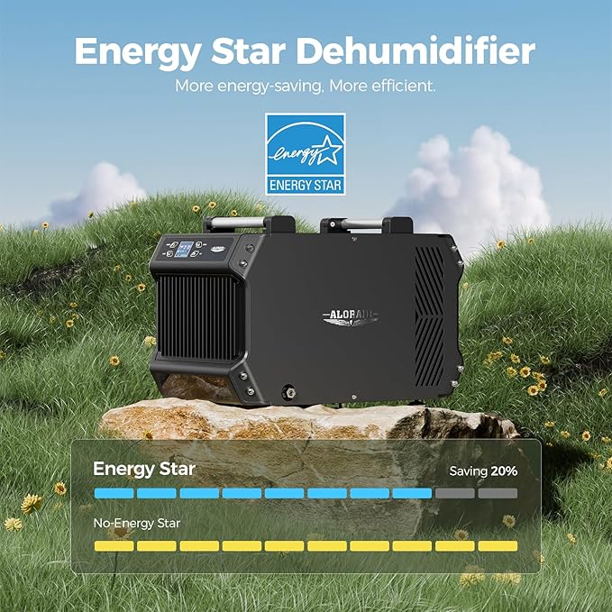 ALORAIR Crawlspace Dehumidifiers with Pump, 180 Pint Energy Star Commercial Dehumidifier for Basements with Drain Hose, 2,300 Sq.Ft Auto Defrost Industry Crawl Spaces Dehumidifier