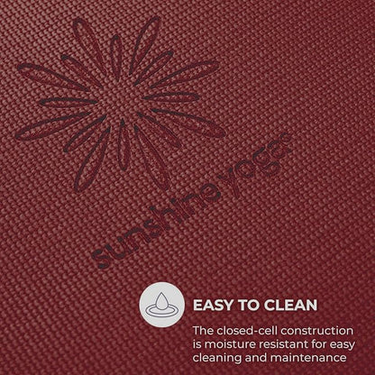 Sunshine Yoga Voyage Yoga Mat, 10 Pack, 72" x 24" Professional Studio and Gym Bulk Yoga Mats, 5mm Thick, Durable, Anti-Tear, Non Slip Fitness and Exercise Mats