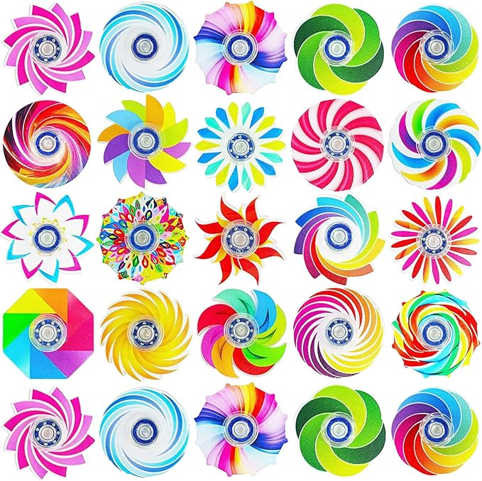 40 Pack Fidget Spinner Toys,Party Favors Supplies Birthday Gifts Christmas Stocking Goodie Bag Stuffers for Kids Adults,Sensory Toys for Boys Girls ADHD Stress Relief,Treasure Box Toy Classroom Prizes