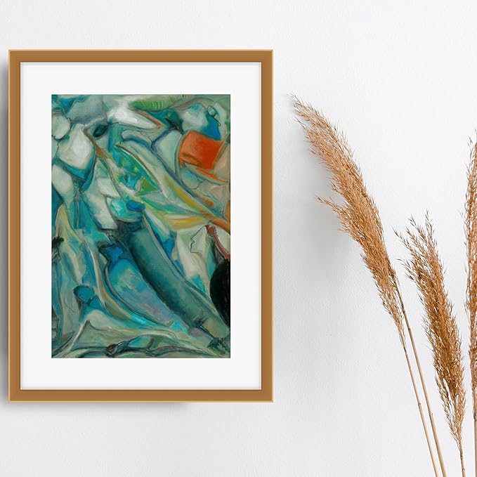 ATENSHI ART Influence by Mario Angel, Abstract Art Poster, Wall Decor, Modern, Large Wall, Unframed Artwork Decoration Living Room, Premium Matte Photo Paper (Matte Photo Paper 4 x 6 Inches)