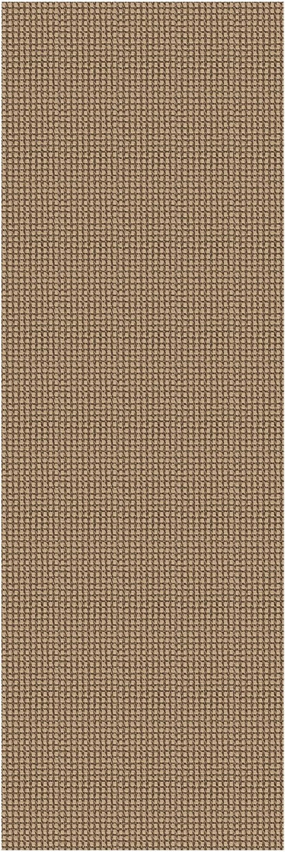 EARTHALL Woven Runner Rug 2x7 Ft Washable Runners for Hallways Cotton Non Slip Rubber Backed Kitchen Runner Braided Indoor Floor Carpet for Entryway, Hallway, Kitchen, Bedroom, Orange/Tan/Brown