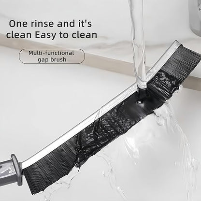 Multi Purpose Hard Bristle Crevice Cleaning Brush, Gap Cleaning Brush, Grout Brush, Kitchen Brush, Bathroom Crevice Brush for Toilet Thin Brush to Clean Tight Spaces (3-pcs)