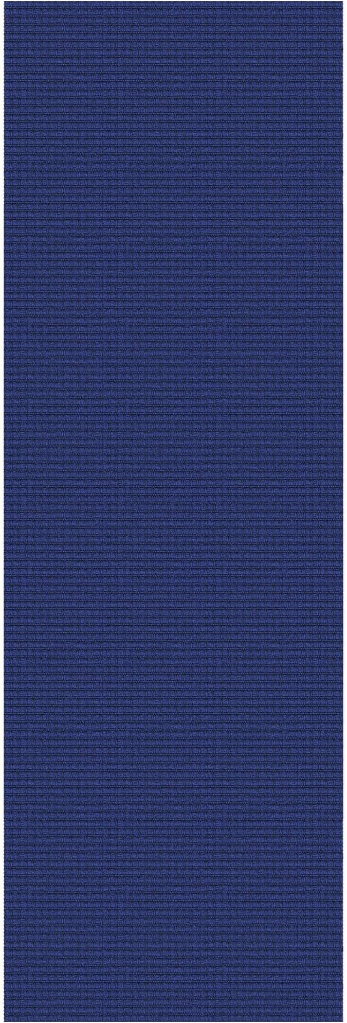 EARTHALL Woven Runner Rug 2x6 Ft Washable Runners for Hallways Cotton Non Slip Rubber Backed Kitchen Runner Braided Indoor Floor Carpet for Entryway, Hallway, Kitchen, Bedroom, Royal Blue/Navy