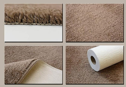Custom Cut Hallway Runner Rug, Slip Resistant, 31 Inch Wide X Your Choice of Length, Solid Cappuccino, 31 Inch X 32 feet